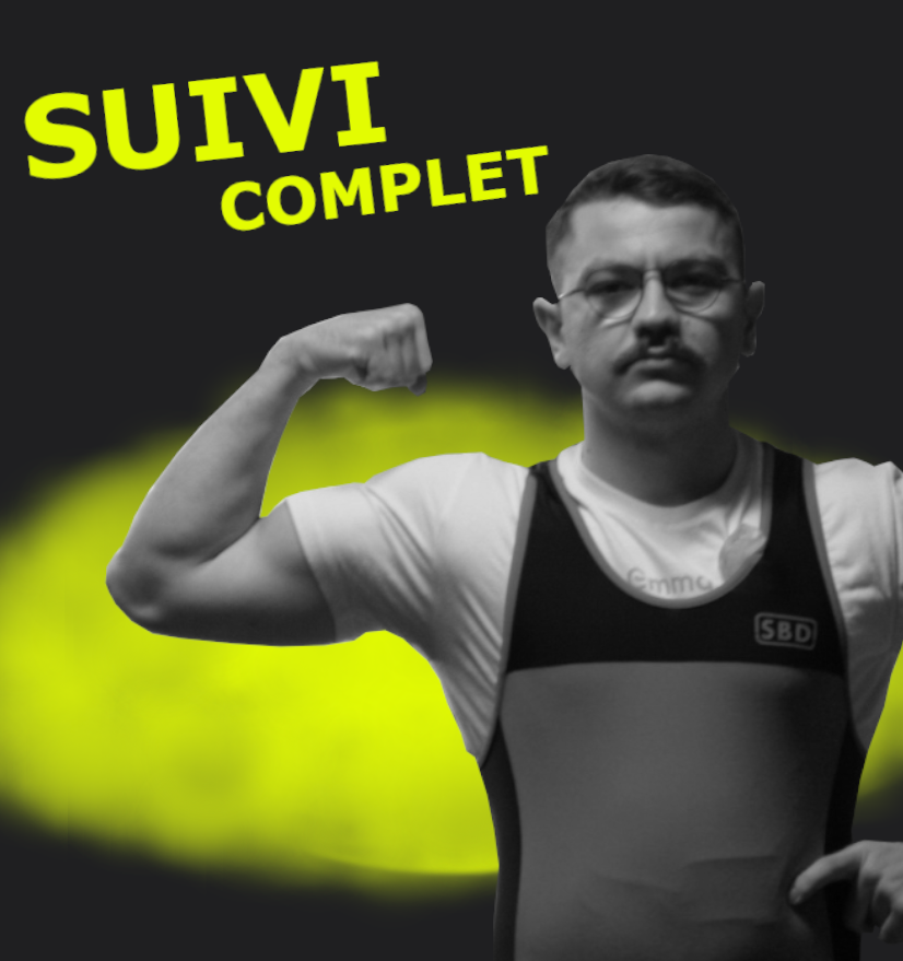 Suivi complet (programme personnalisé et suivi nutritionnel)